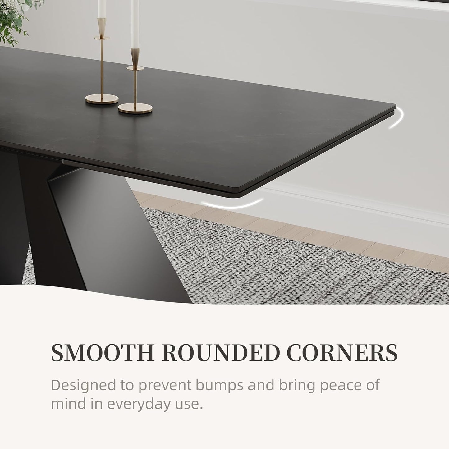 Vantage Extendable Sintered Stone Dining Table
