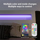 Modern LED Storage Bed Frame with Adjustable Headboard