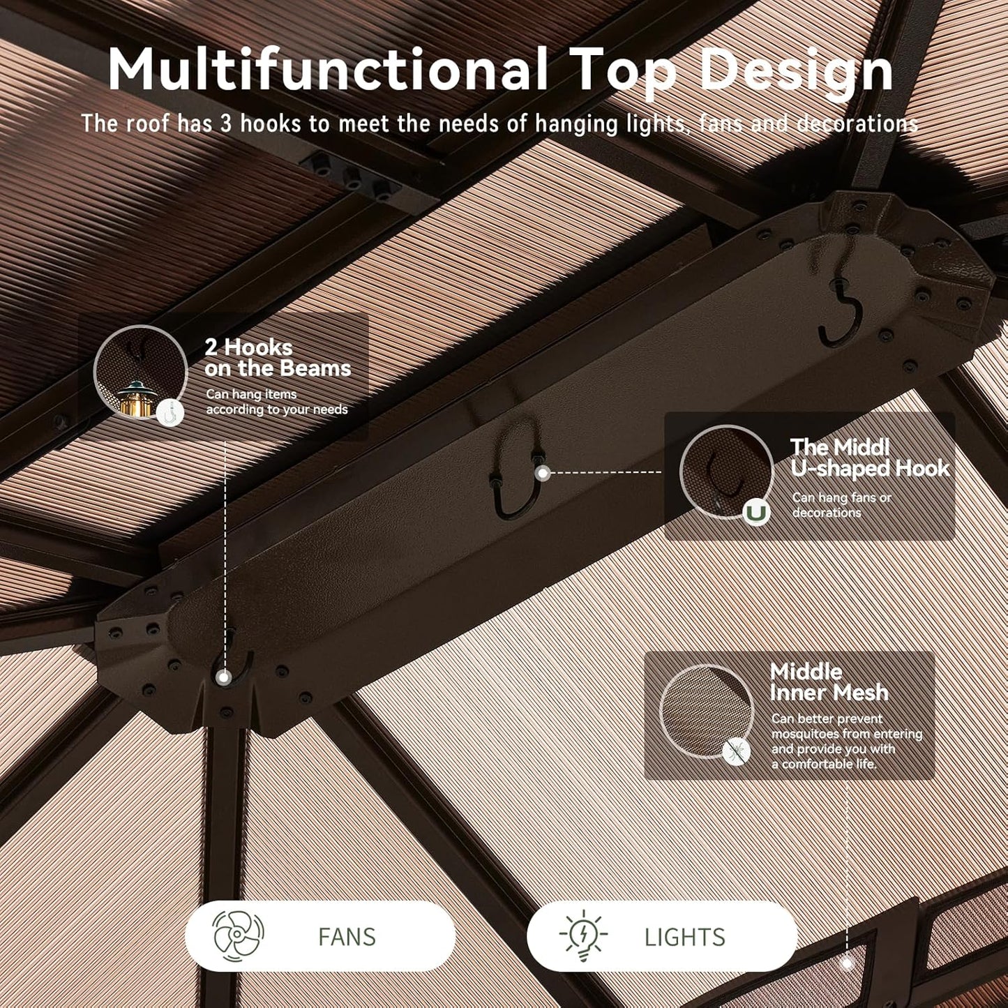 Escape Double Roof Gazebo