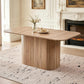 Monroe Fluted Pedestal Dining Table