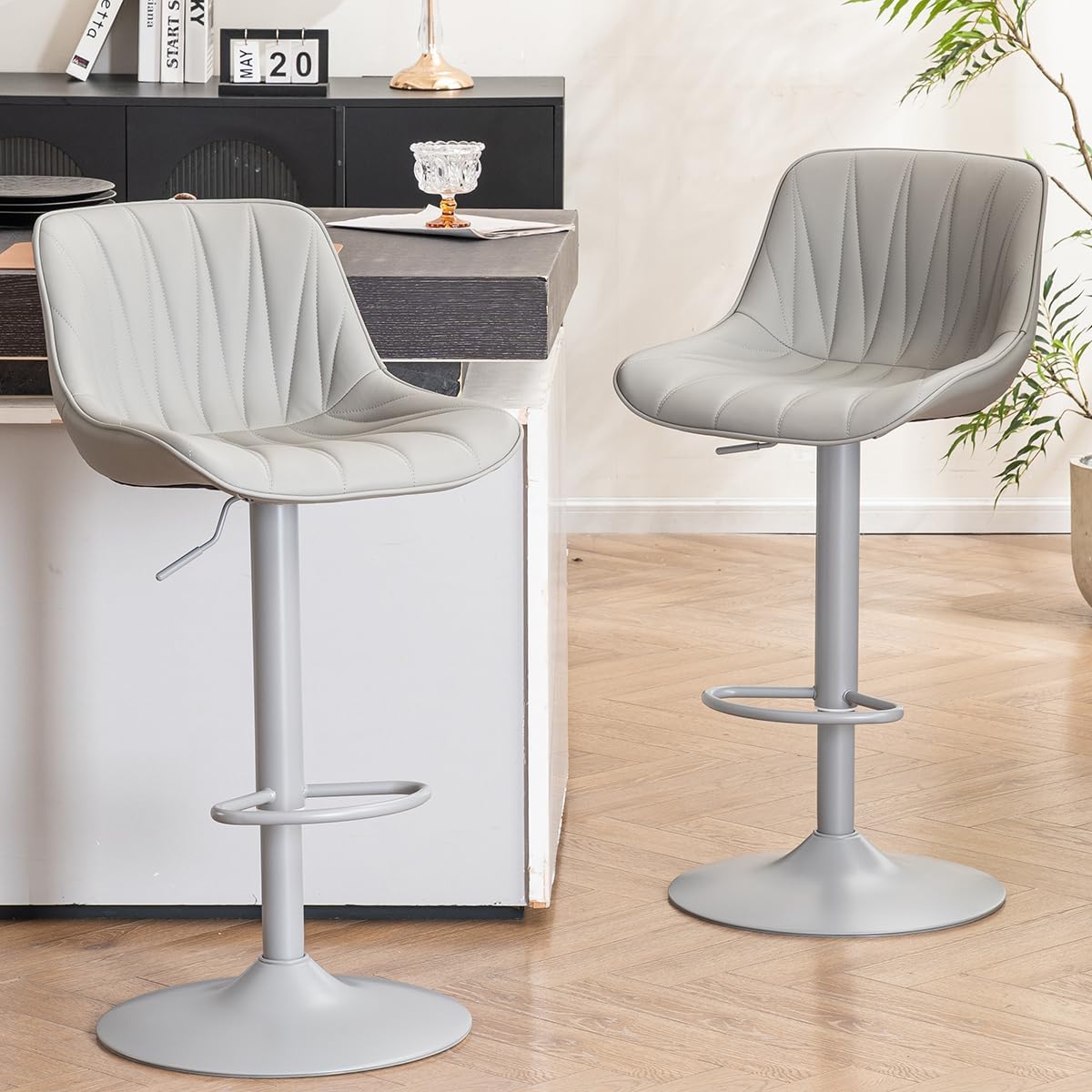 Aurelio 360° Adjustable Bar Stool Set