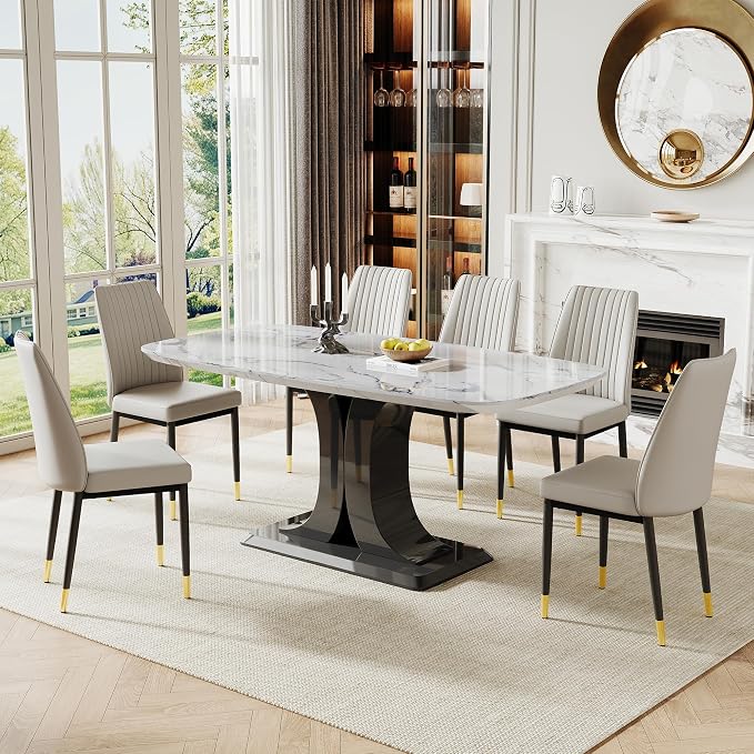 Monarch Marble Dining Set