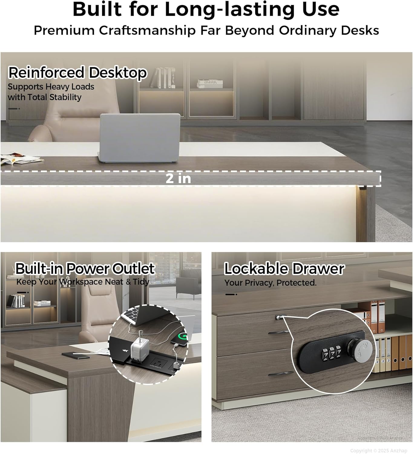 PrestigeFlex™ Executive Desk