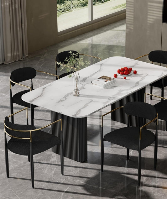 Avery Bouclé Dining Chair Set