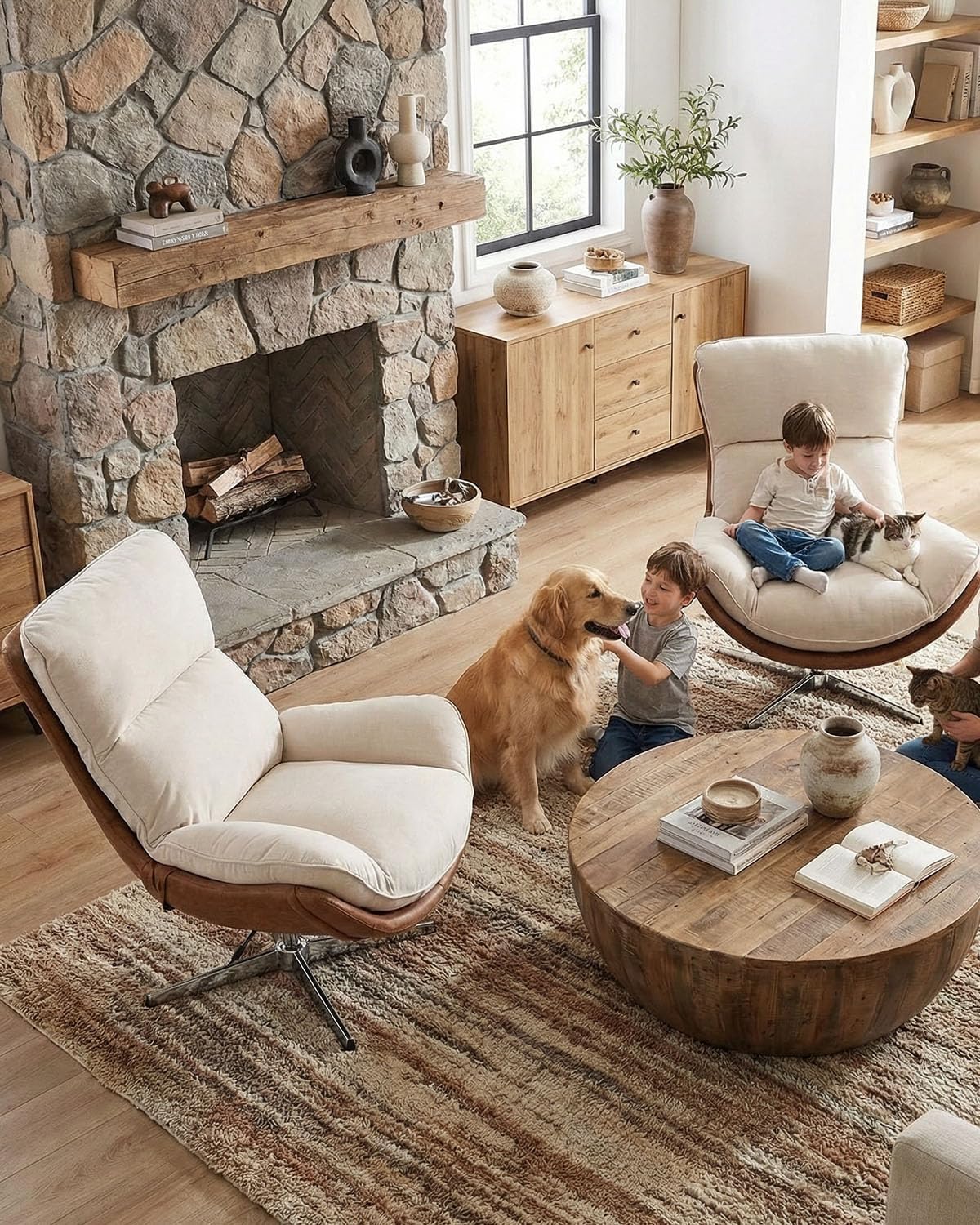 Modern Swivel Accent Chair
