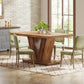 Heritage Elm Rustic Dining Table