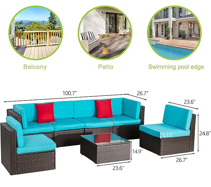 BreezeHaven Outdoor Sectional Set