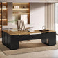 RegalCore L-Shaped Executive Office Desk with File Storage