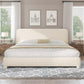 Modern Cloud Curve Bouclé Bed