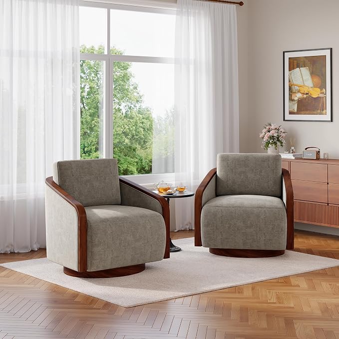 Elmhurst™ Swivel Barrel Chair