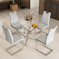 Celeste Round Glass Dining Set