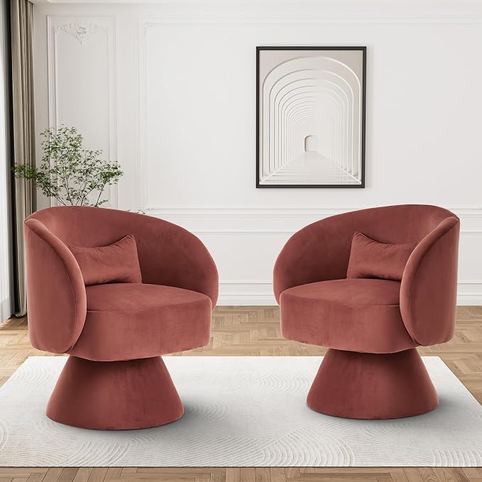 Nova™ Velvet Swivel Chair