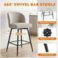 ComfortCurve 360° Swivel Bar Stool Set