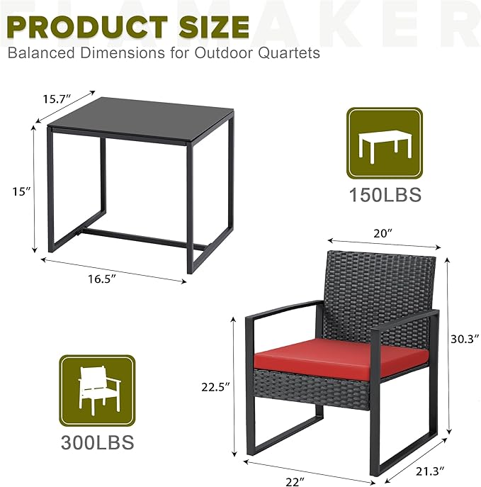 Sunset Comfort Bistro Set
