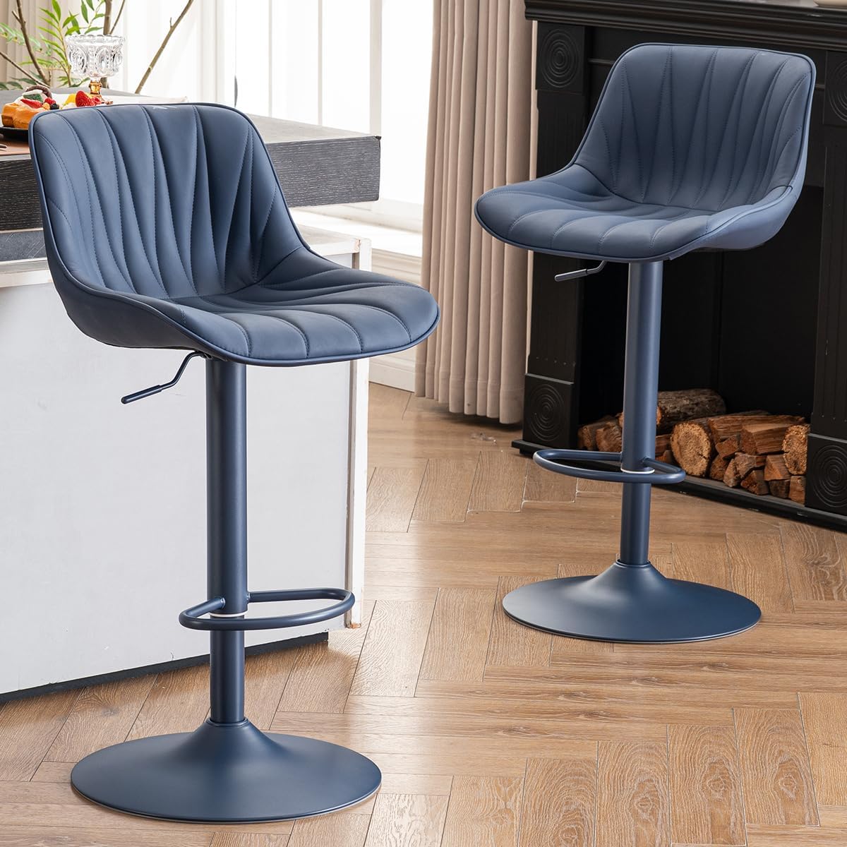 Aurelio 360° Adjustable Bar Stool Set