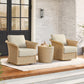 HorizonFlex Swivel Glider Patio Bistro Set