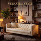 Heritage Tufted Leather Sofa