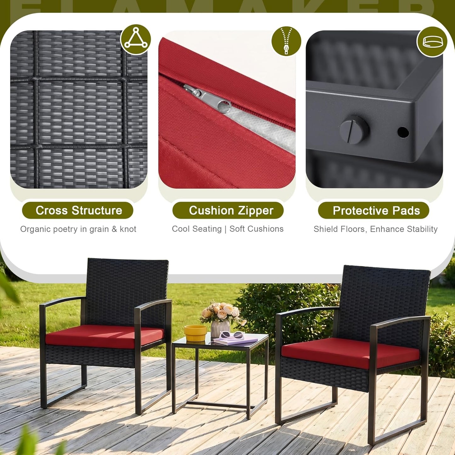 Sunset Comfort Bistro Set