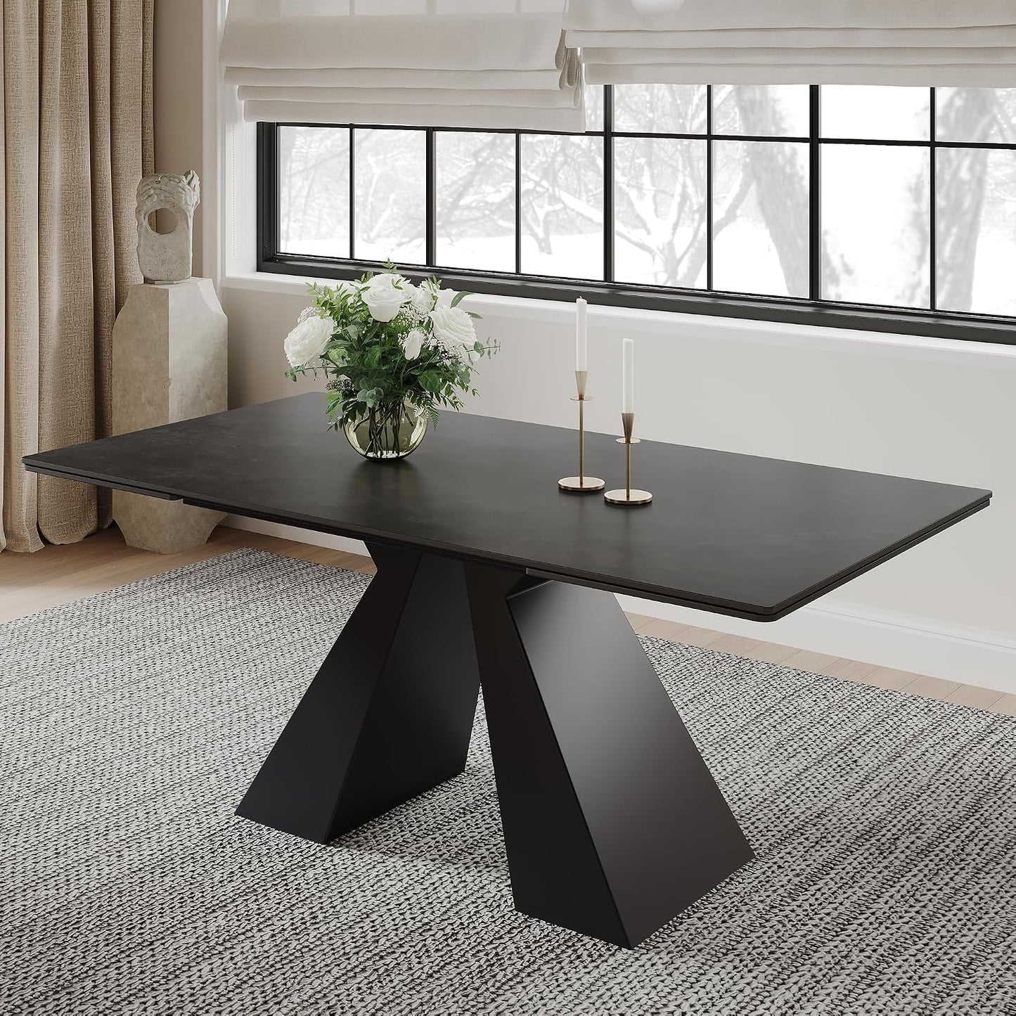 Vantage Extendable Sintered Stone Dining Table