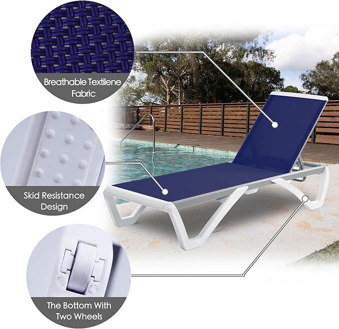 OasisFlex Aluminum Chaise Lounge