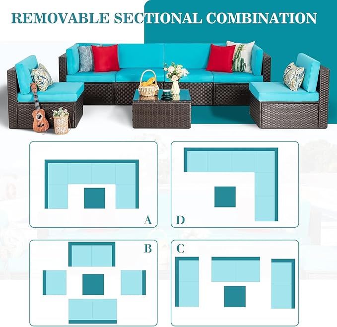 BreezeHaven Outdoor Sectional Set