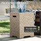 Sandstone Halo Fire Pit Table Set