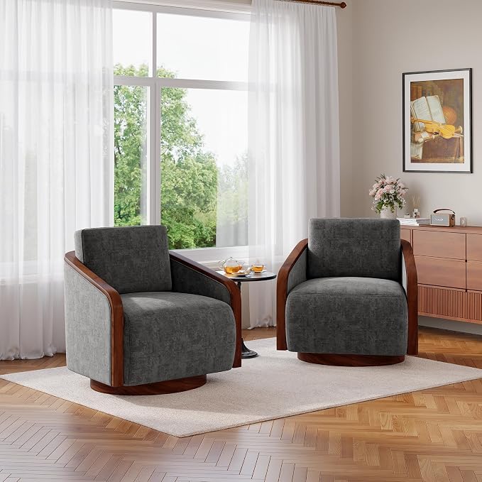 Elmhurst™ Swivel Barrel Chair