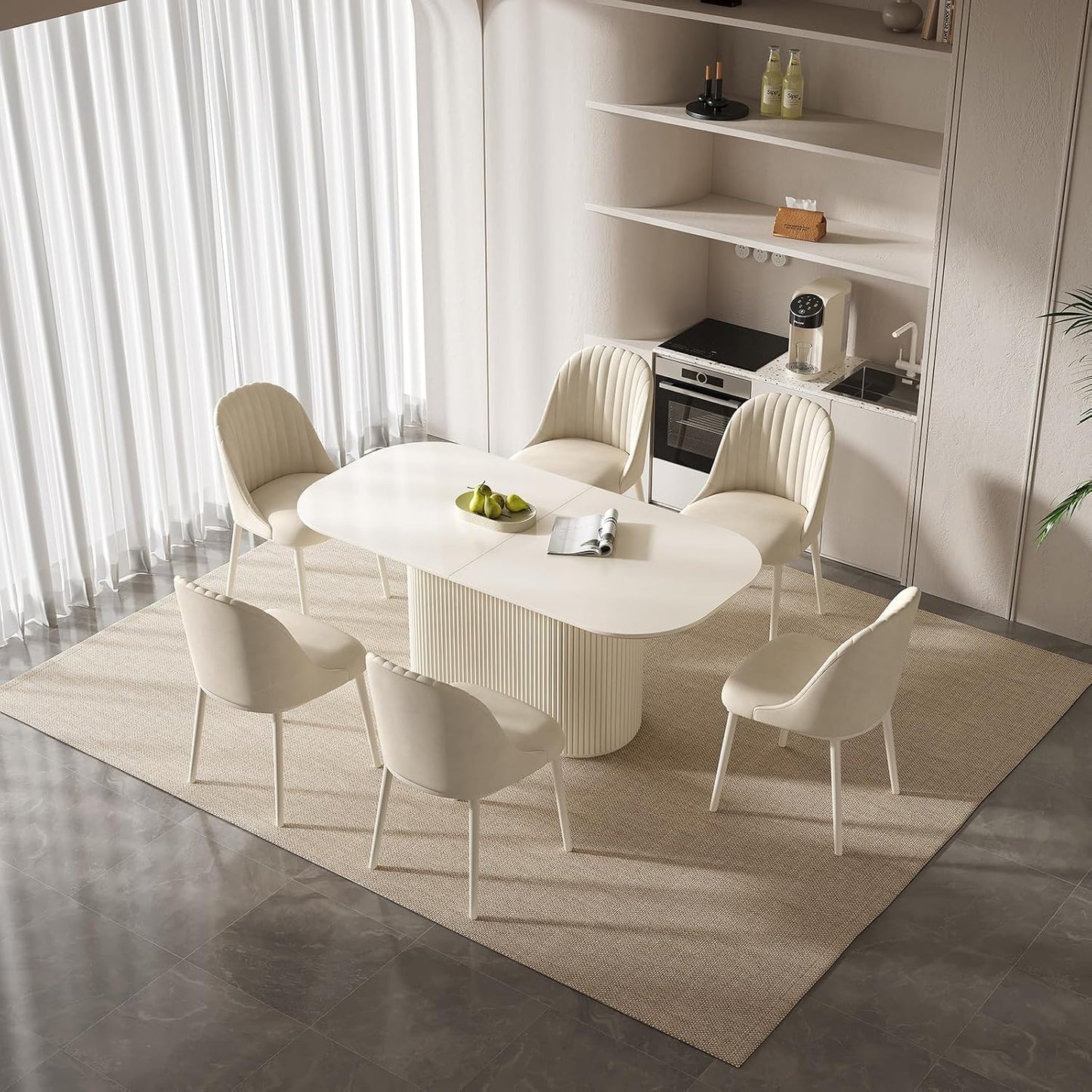 Prescott Fluted Dining Set
