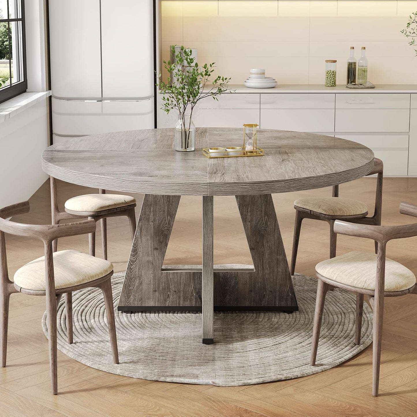 Brighton 47" Round Pedestal Dining Table
