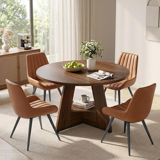 Bennett Round Dining Table Set