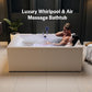 Jetted Hydromassage Whirlpool Bathtub