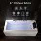 Jetted Hydromassage Whirlpool Bathtub