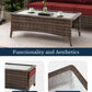 Crimson Haven Patio Conversation Set