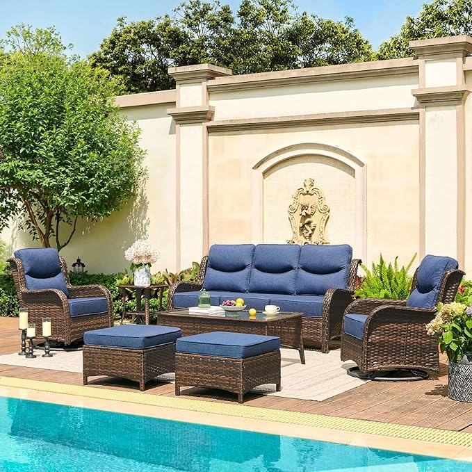 Crimson Haven Patio Conversation Set