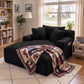 Modern Oversized Corduroy Cloud Chaise Lounge