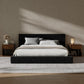 Cloud Chenille Upholstered Bed