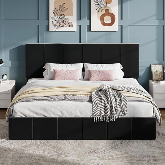 Modern Channel Velvet Bed