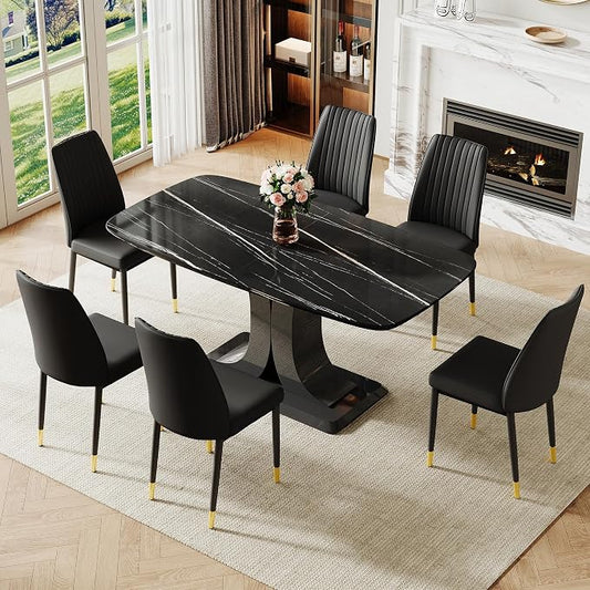 Monarch Marble Dining Set