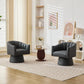 Highgate™ 360° Faux Leather Swivel Barrel Chair