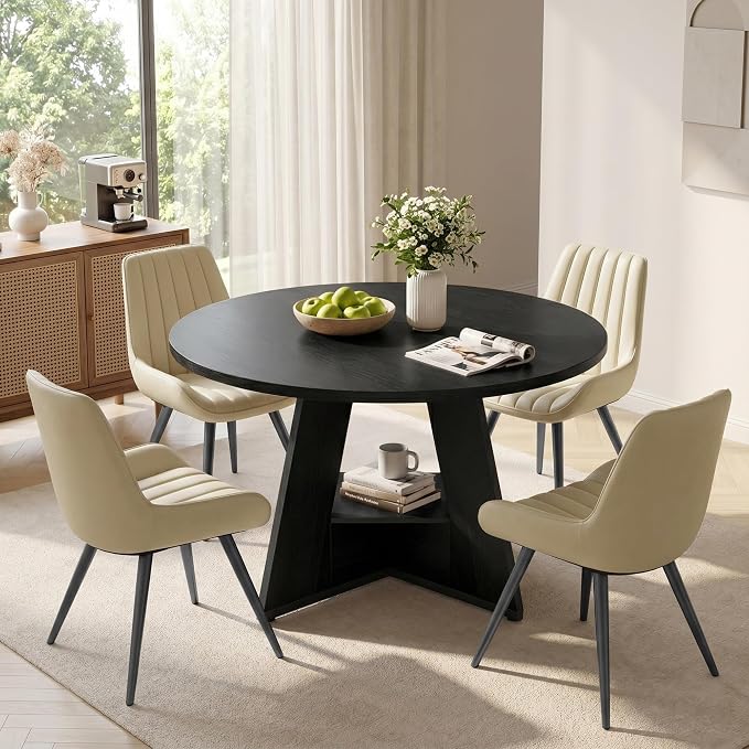 Bennett Round Dining Table Set