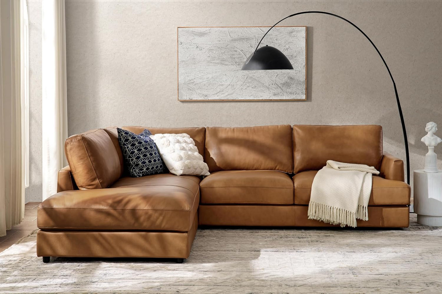 Monte Carlo™ Nappa Leather Sectional