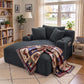 Modern Oversized Corduroy Cloud Chaise Lounge