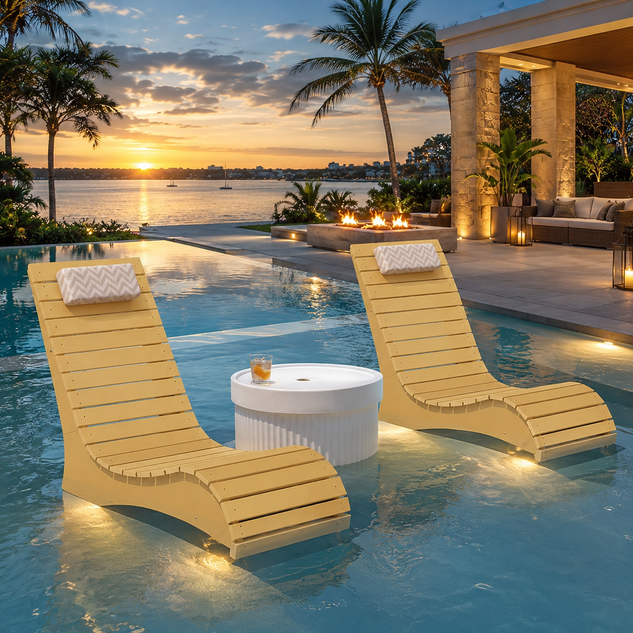 AquaLuxe In-Pool Lounger