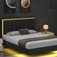 Floating LED Platform Bed