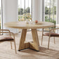 Brighton 47" Round Pedestal Dining Table