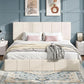 Modern Channel Velvet Bed