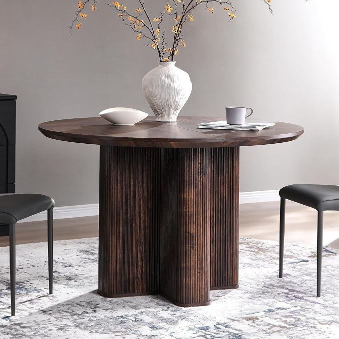 Bellamy Fluted Round Dining Table