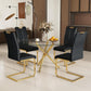 Celeste Round Glass Dining Set