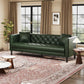 Heritage Tufted Leather Sofa