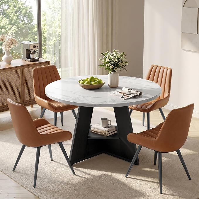 Bennett Round Dining Table Set